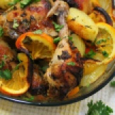scrumptious oven roasted chicken with herbs and citrus