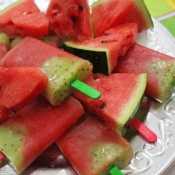 watermelon kiwi popsicles