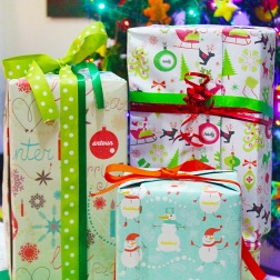 personalized christmas wrapping paper