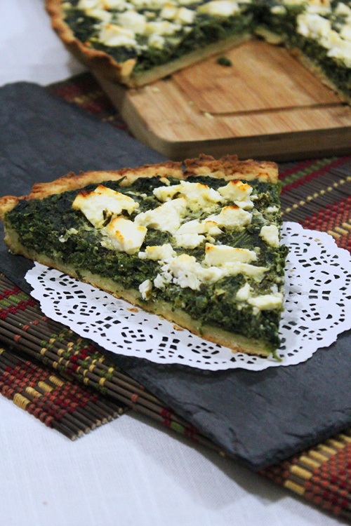 Savory spinach feta cheese quiche and a must have crust recipe (pâte ...