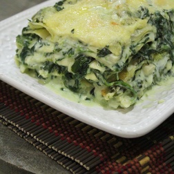 spinach and cream cheese lasagna