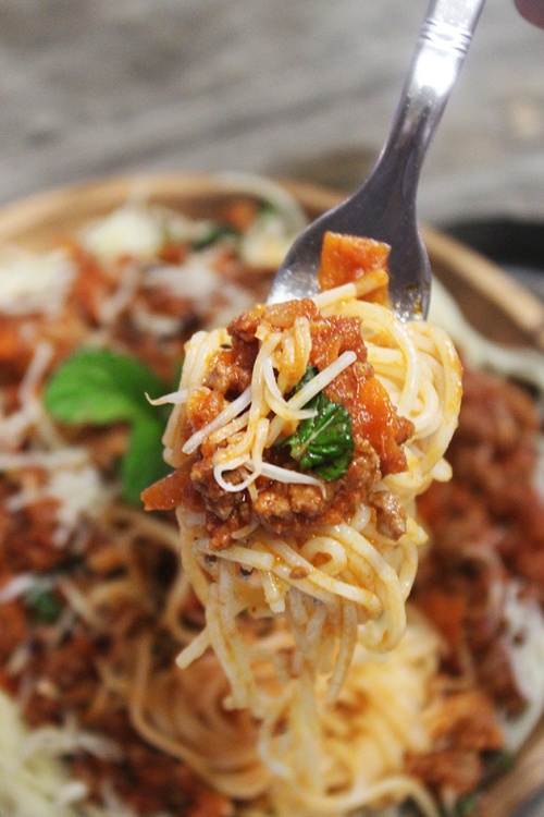 spaghetti marinara | marmite et ponpon